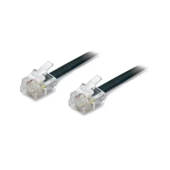 Cavo telefono piatto RJ11 6p/4C 3 m nero