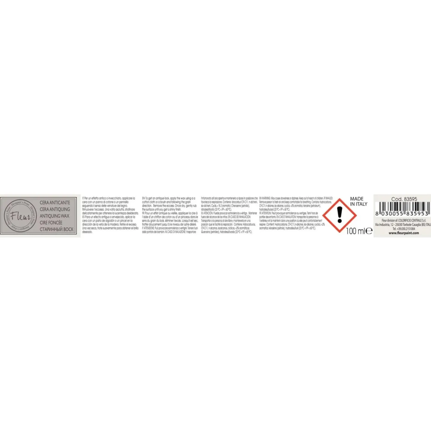 Cera anticante Fleur 100 ml