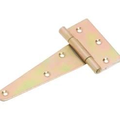 Cerniera per cancello acciaio zincato 100x65 mm giallo