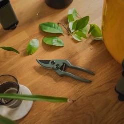 Cesoie per potatura piante e fiori con supporto Fiskars verde