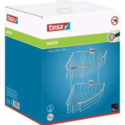 Cesta portaoggetti doccia doppia mensola angolare Tesa Baath