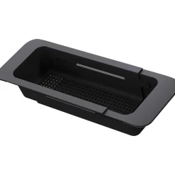 Cestello estensibile lavello Idrostile 134x68 mm nero