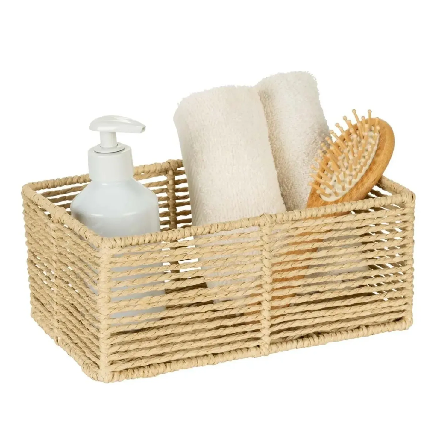 Cestino da bagno Meria S beige