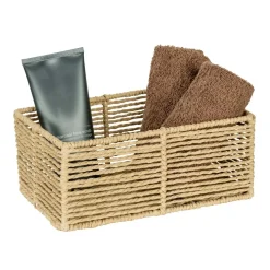Cestino da bagno Meria S beige