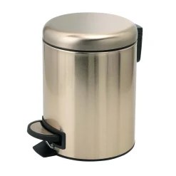 Cestino da bagno Potty in acciaio 3 l oro