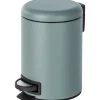 Cestino da bagno Wenko leman in metallo 3 l grigio