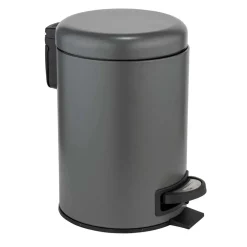 Cestino da bagno Wenko leman in metallo 3 l antracite