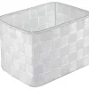Cestino organizer Tex multiuso bianco