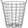 Cestino portaoggetti in filo metallico Minimalist Zen H 43 x Ø 38 cm nero