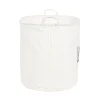 Cesto portabiancheria arrow rotondo flessibile ø 42x48 cm bianco