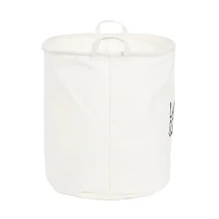 Cesto portabiancheria arrow rotondo flessibile ø 42x48 cm bianco