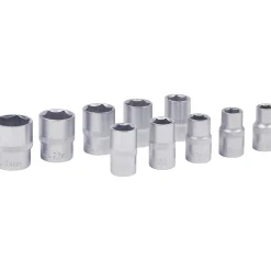 Chiave a bussola esagono 12,7 mm set 10 pz