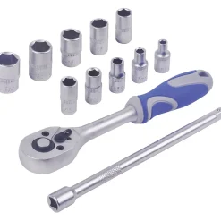Chiavea bussola LUX-TOOLS 6,3 mm set 12 pz