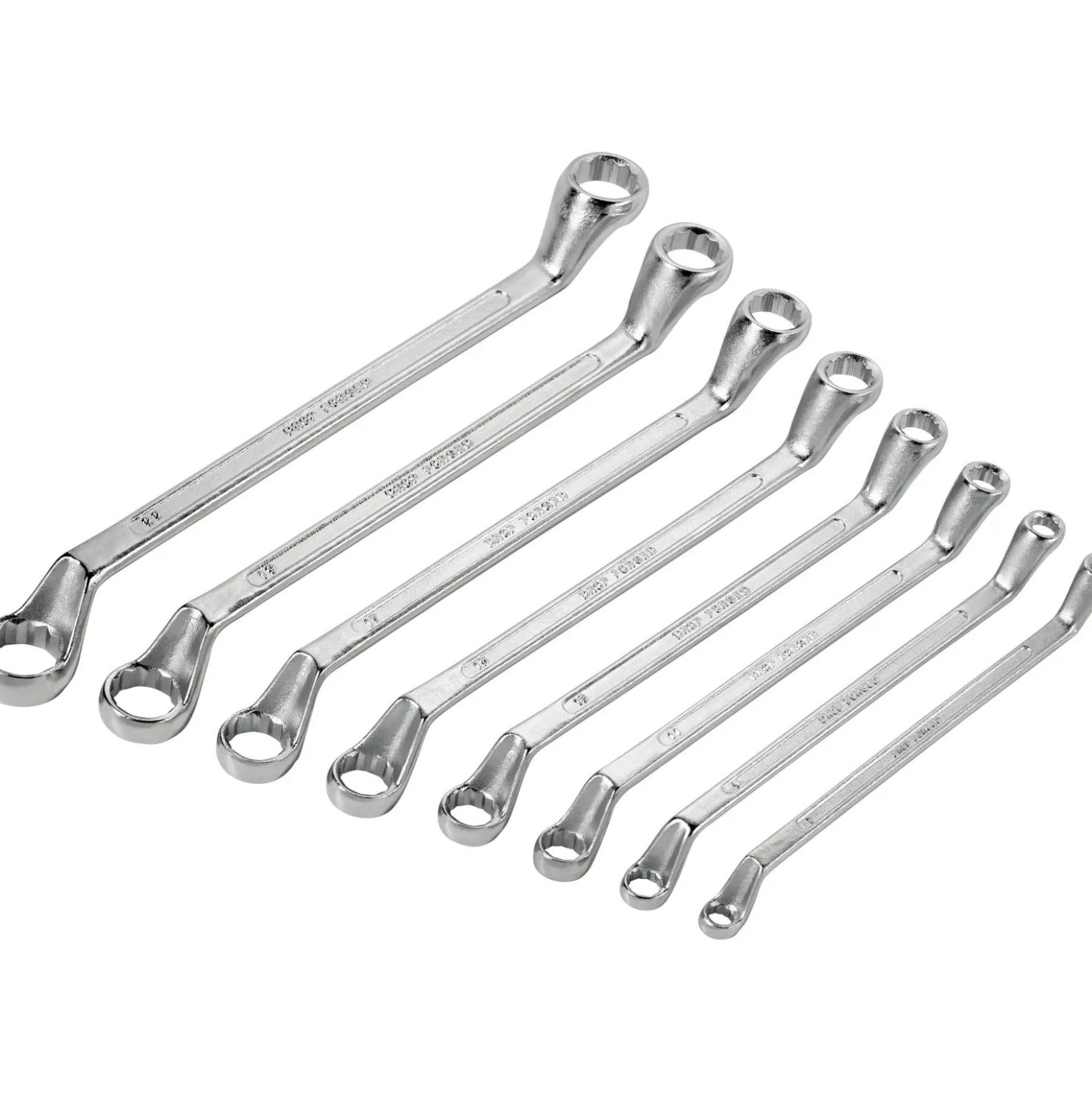 Chiavi a tubo doppie set 6 x 7 mm - 20 x 22 mm 8 pz