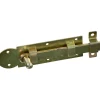 Chiavistello per finestra con manopola zincato 100x30 mm giallo