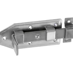 Chiavistello per porte acciaio inox 120x55 mm