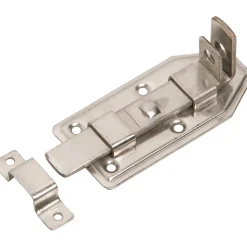 Chiavistello per porte acciaio inox 120x55 mm