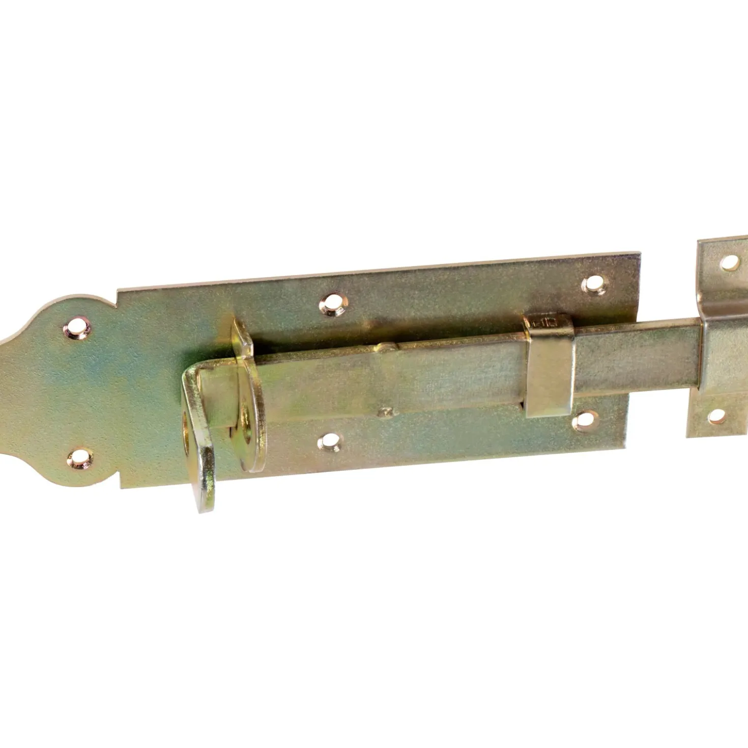 Chiavistello per porte zincato 180x65 mm giallo