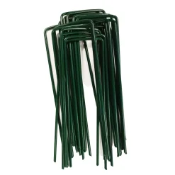 Chiodi ad "U" per fissaggio 15x3,5 cm verde 10 pz