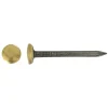 Chiodo acciaio testa bombata in ottone blu temperato 2x40 mm 12 pz