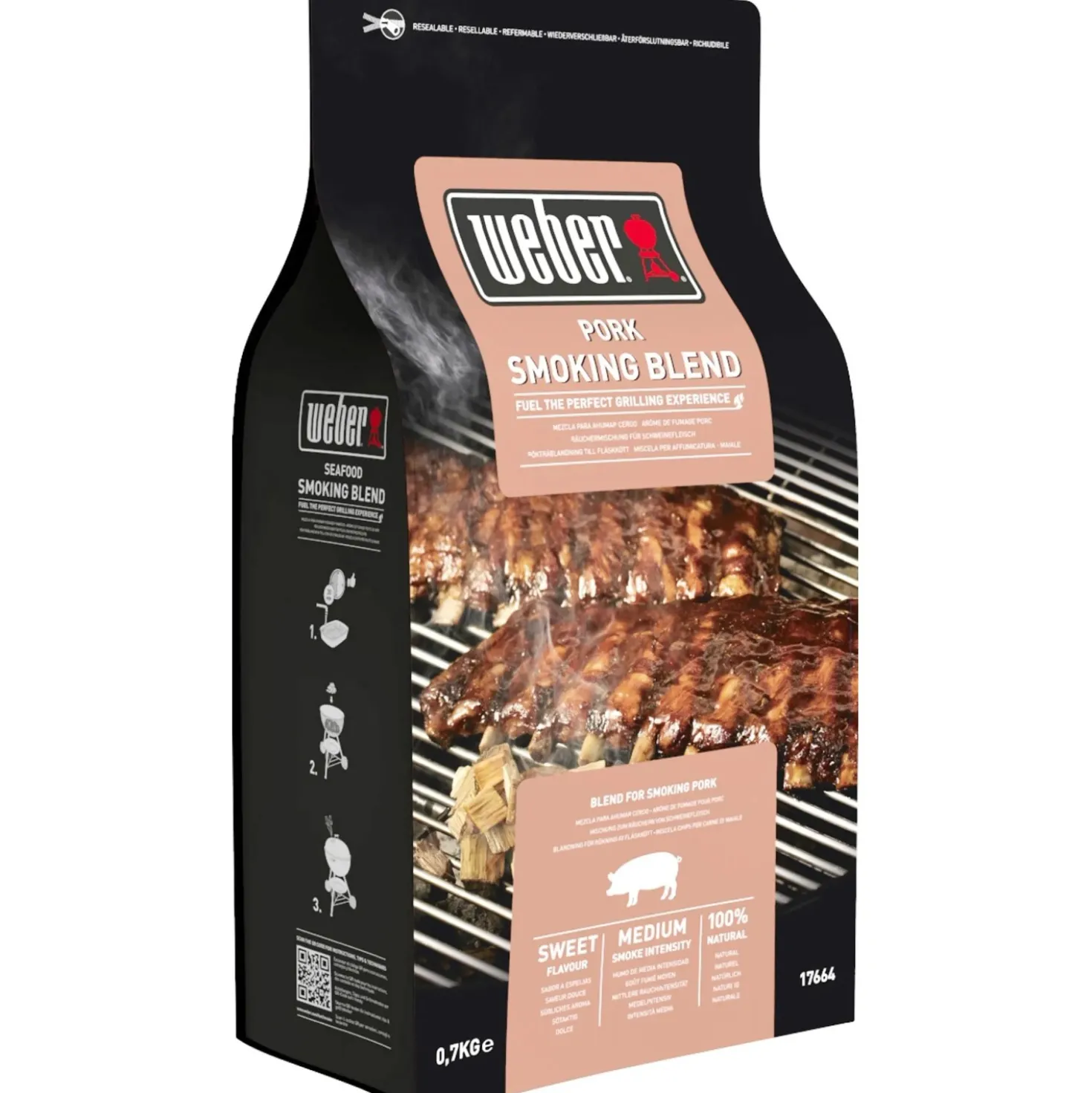 Chip per affumicatura Weber Pork 700 g