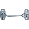 Chiusura a gancio antivento con staffa zincata 5,2x100 mm