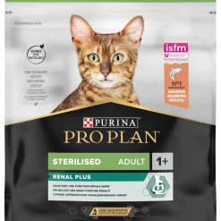 Cibo secco ricco di Salmone Purina ProPlan Sterilised adult 1+ Renal plus
