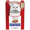 Cibo umido per gatti Purina Gourmet Mon Petit Tonno, Salmone e Trota 6x50 g
