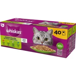 Cibo umido per gatti Whiskas Busta Multipack Assortito 40x85 g