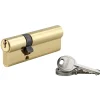 Cilindro di sicurezza SA ottonato 30x60 mm meccanismo 5 pin 3 chiavi