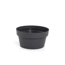 Ciotola in plastica riciclata Mymood 25 cm grigio fumo