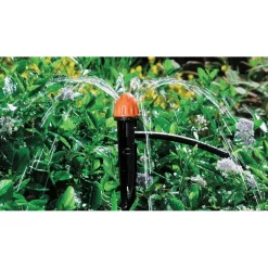 Claber gocciolatore aspersore regolabile 0-40 l/h su picchetto 10 pz