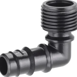 Claber raccordo a gomito Ø 1/2" (13-16 mm) filetto 1/2" 2 pz