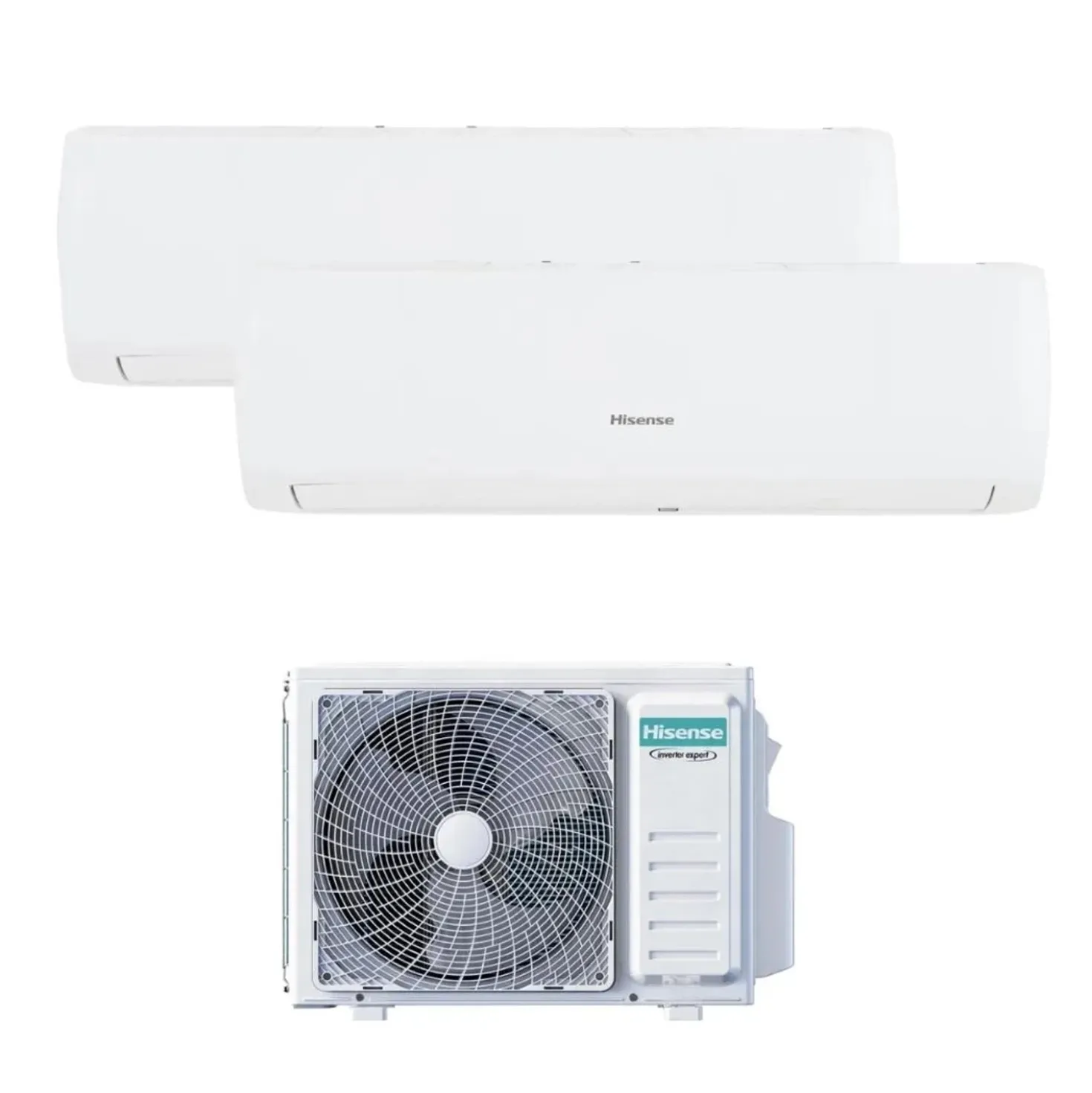 Climatizzatore fisso Hisense dualsplit 9000+12000 BTU UNI-AIR A++