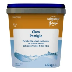 Cloro rapido pastiglie piscina cloro shock 20 gr 5 kg