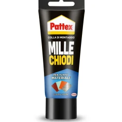 Colla di montaggio Pattex Millechiodi per esterni e interni 340 g