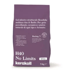Colla in gel H40 No Limits Kerakoll 5kg