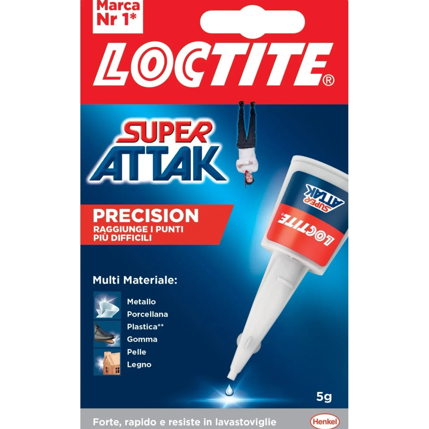 Colla liquida universale Loctite Super Attak Precision 5 g