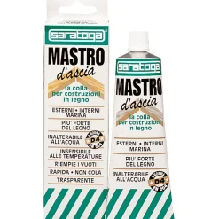 Colla per legno poliuretanica Saratoga Mastro d`ascia 100 ml