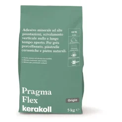 Colla per piastrelle adesivo minerale flex 5 kg grigio