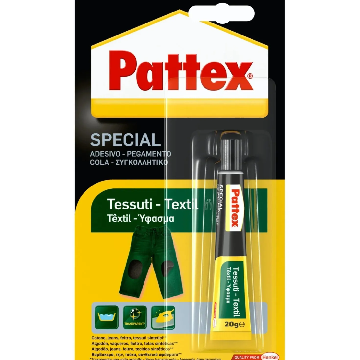 Colla per tessuti Pattex 20 g