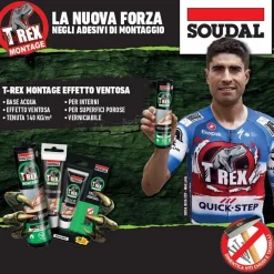 Collante per piastrelle T-REX effetto ventosa 1+1 omaggio 2x380 g