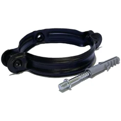 Collare di fissaggio nervato per tubo stufa a pellet SP 1,2 x Ø 80 mm