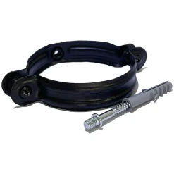 Collare di fissaggio nervato per tubo stufa a pellet SP 1,2 x Ø 100 mm