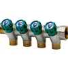 Collettore con vitone Ø3/4x1/2 4 attacco