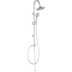 Colonna doccia Aruba tonda 3 getti cromo