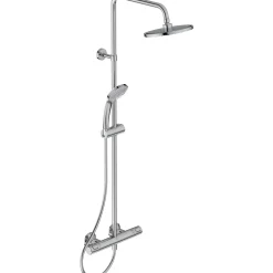 Colonna doccia Ideal Standard con termostato doccia Ceratherm T25 Cromo