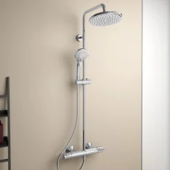 Colonna doccia Ideal Standard con termostato doccia Ceratherm T25 Cromo