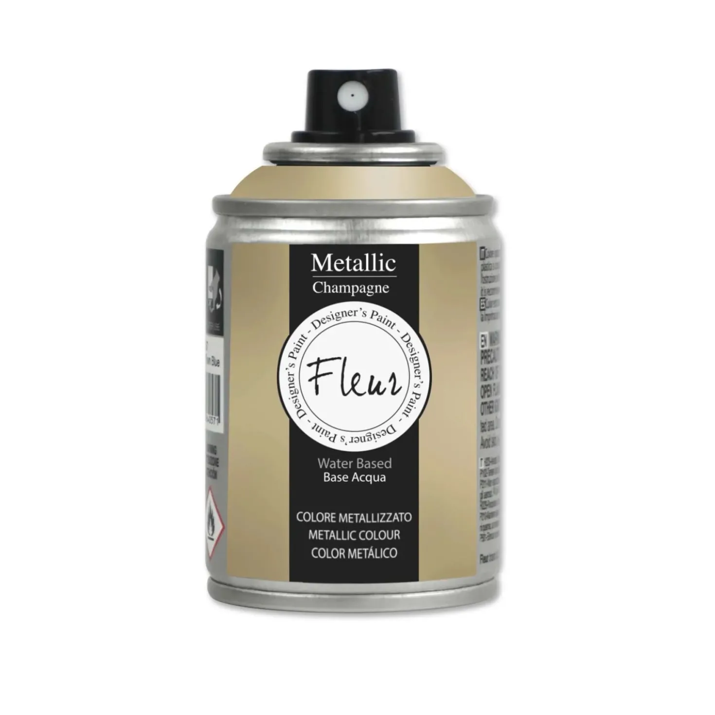 Colore metallizzato spray Fleur F91 Champagne 100 ml