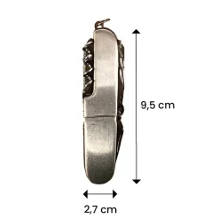 Coltello multiuso 11 funzioni acciaio inox